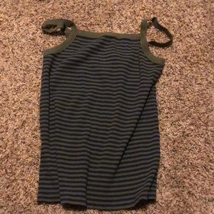 Dark green and dark blue Old Navy tank, slim fit, size XL
